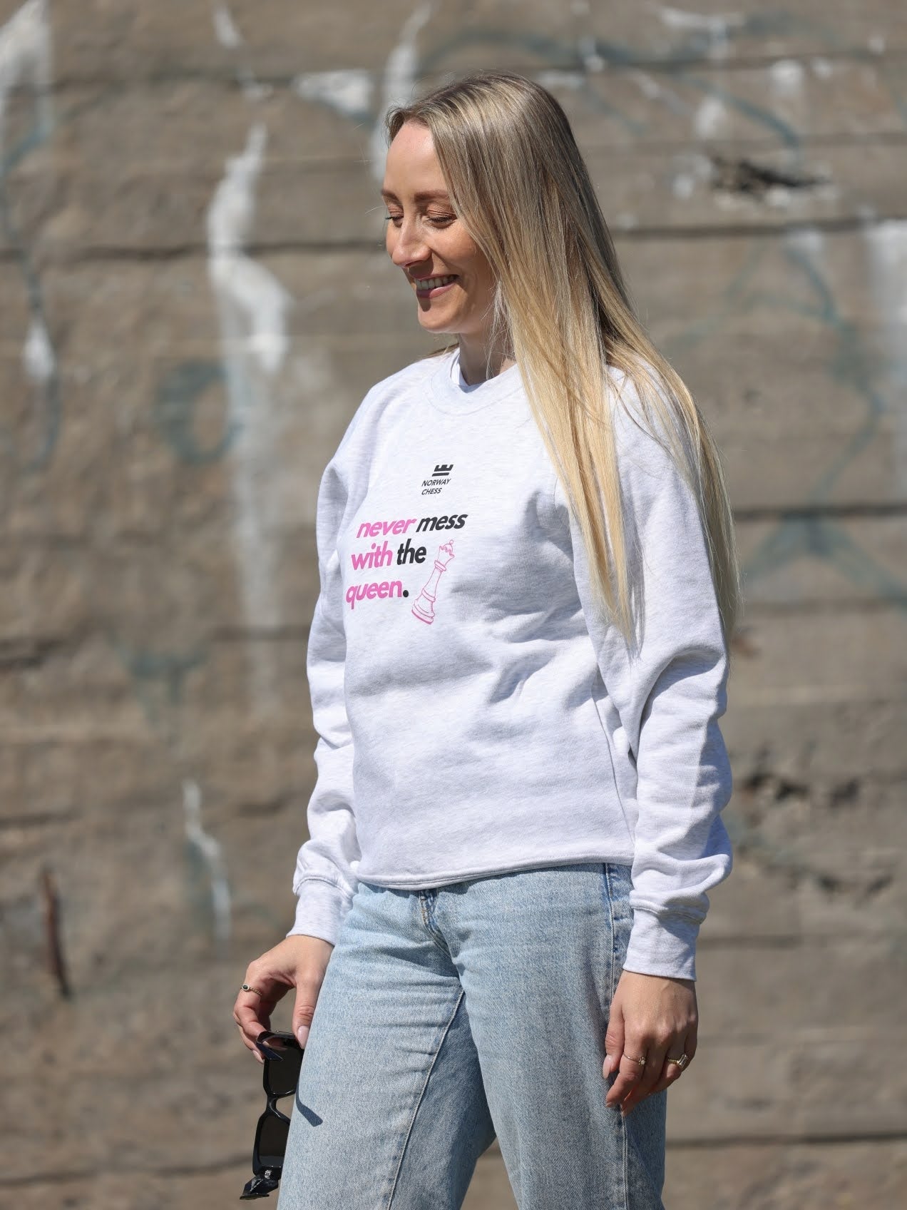 Never mess with the Queen sweater