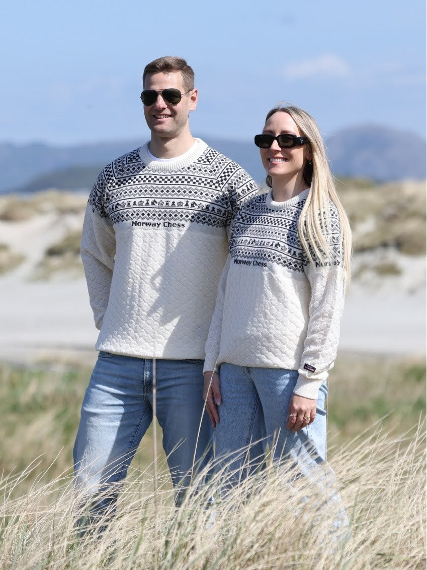 Norway Chess Wool Sweater