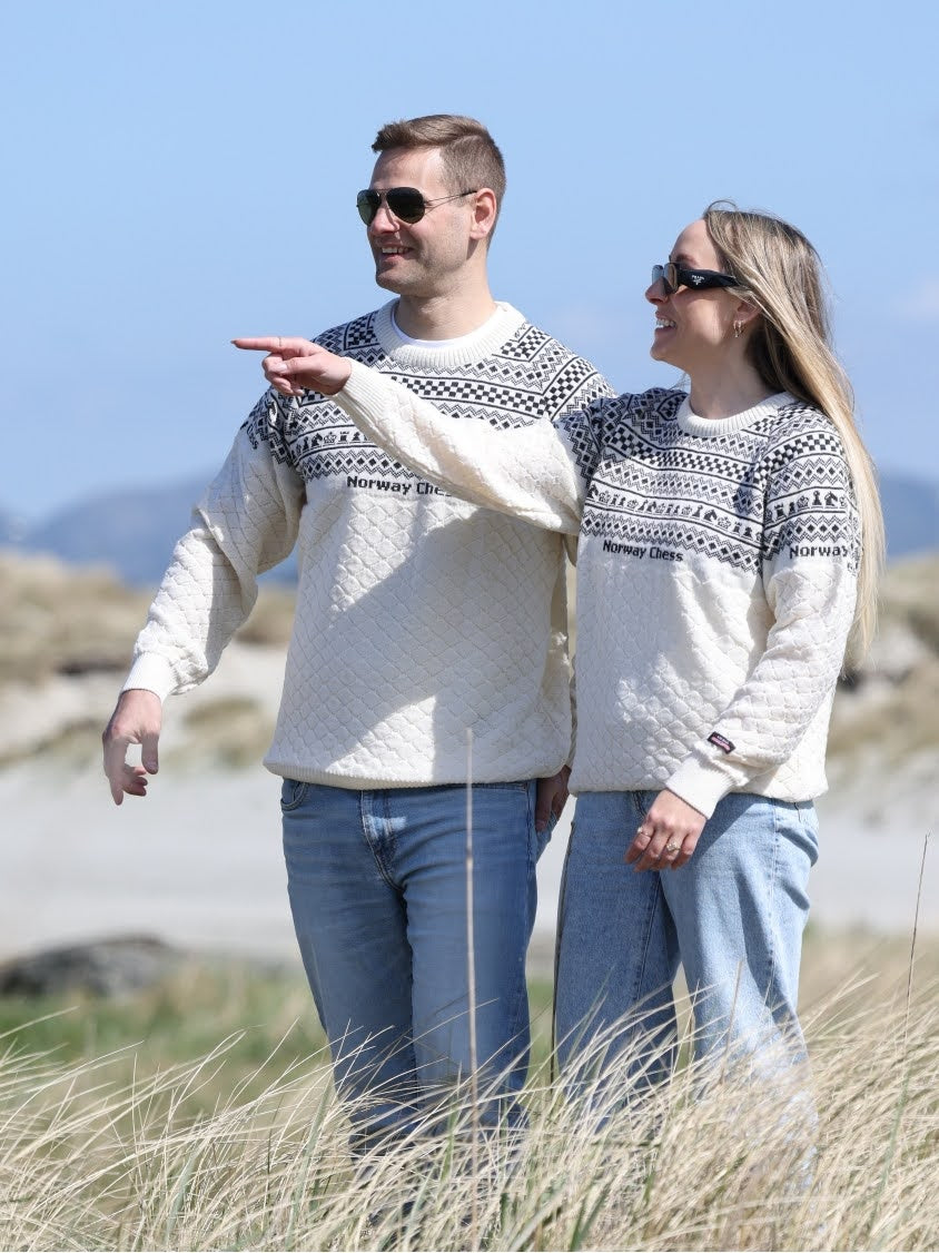 Norway Chess Wool Sweater