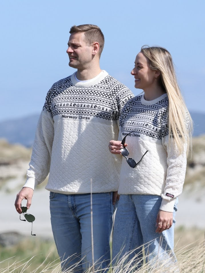 Norway Chess Wool Sweater