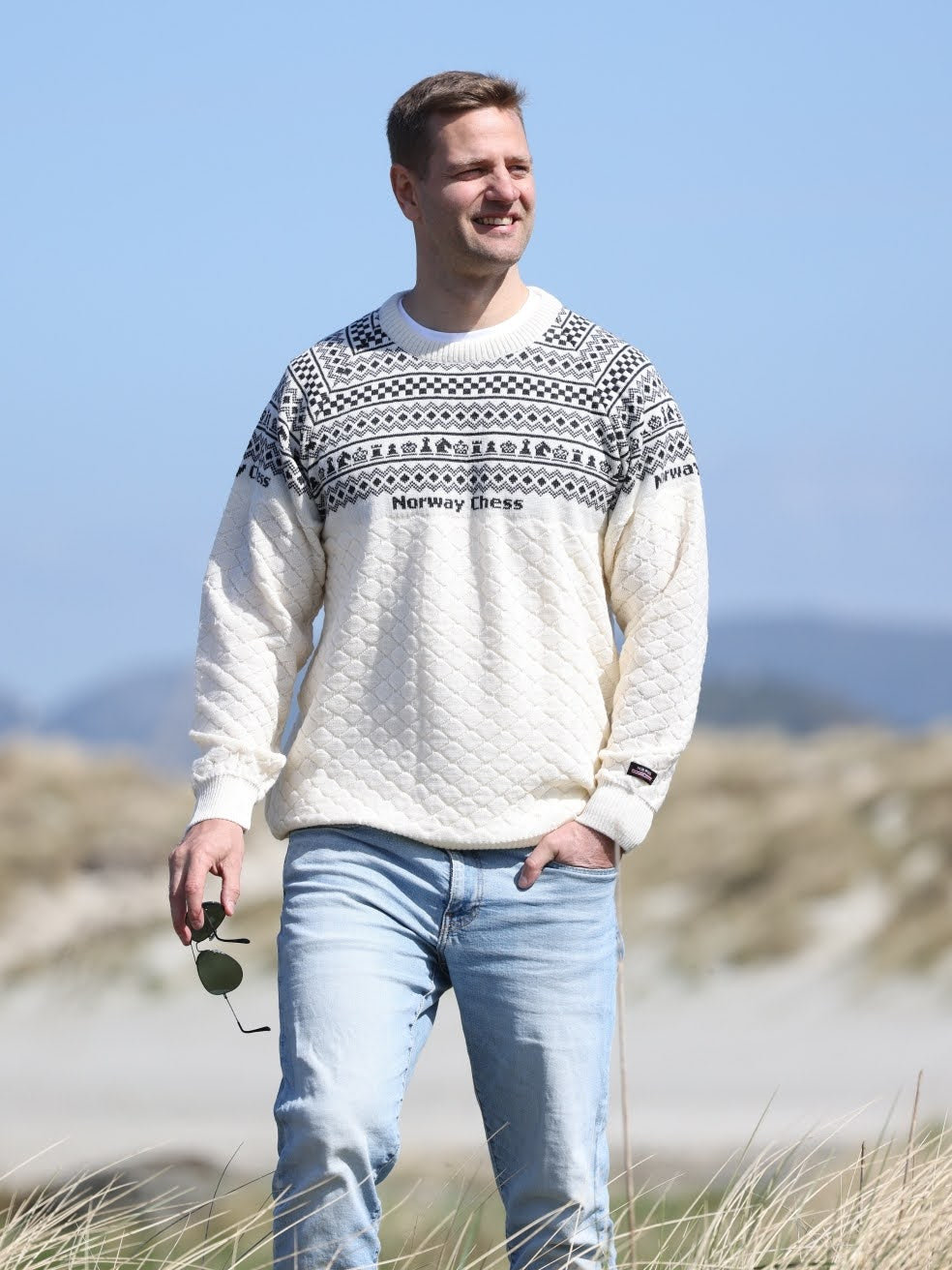 Norway Chess Wool Sweater