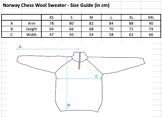 Norway Chess Wool Sweater