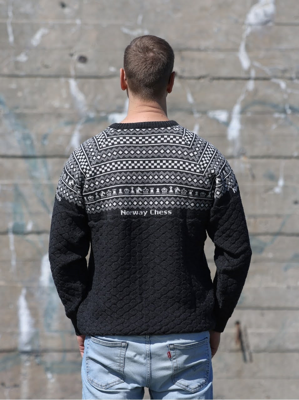 Norway Chess Wool Sweater