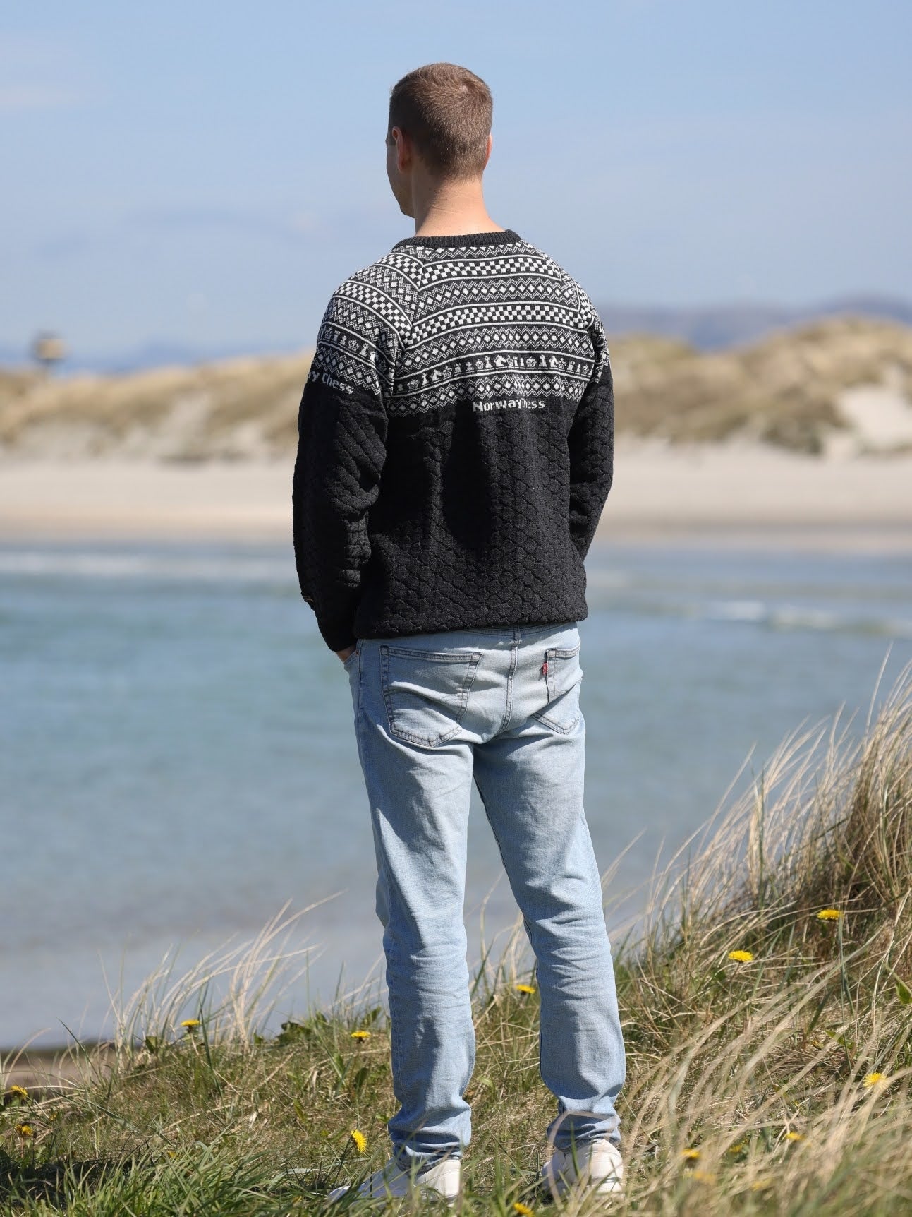 Norway Chess Wool Sweater