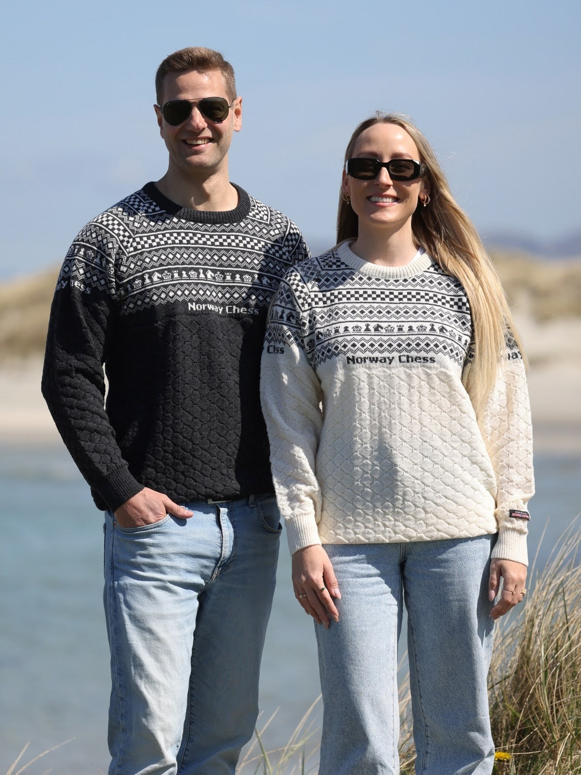 Norway Chess Wool Sweater