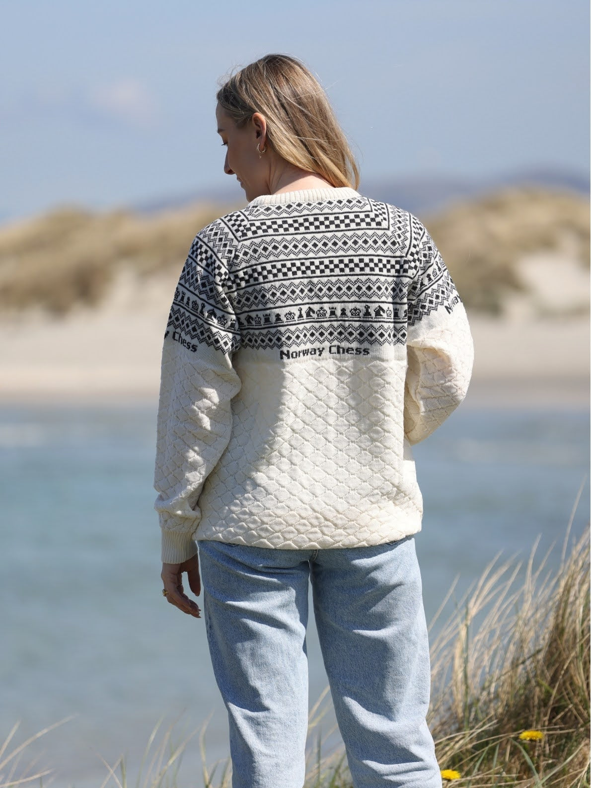 Norway Chess Wool Sweater
