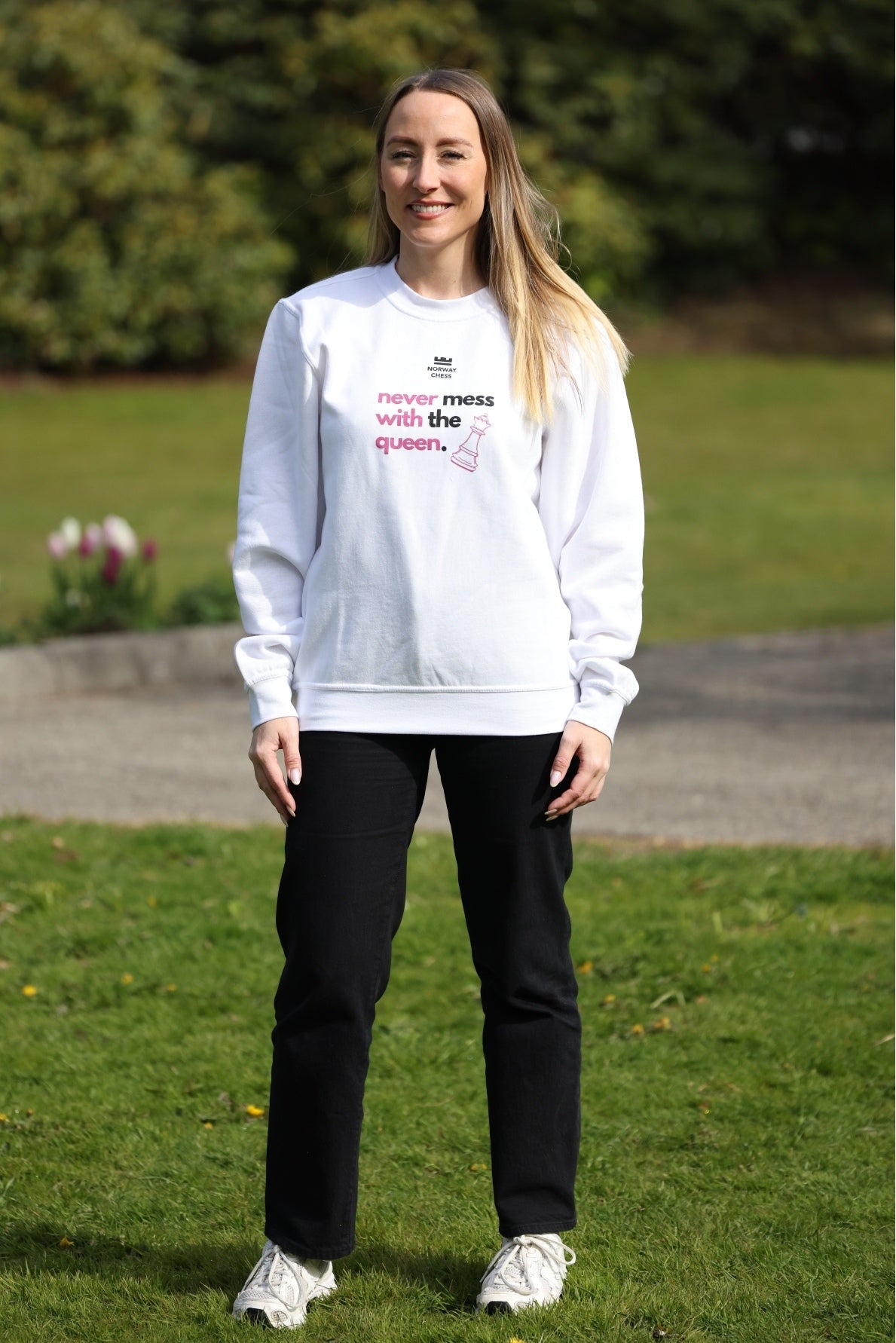 Never mess with the Queen sweater