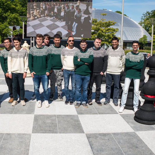 Norway Chess Wool Sweater
